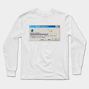 Loading, for White Long Sleeve T-Shirt